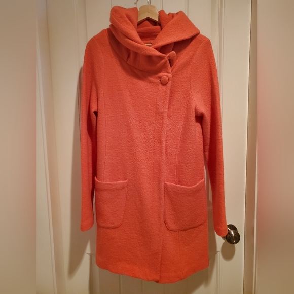 *GONE* Anthropologie Boiled Wool Sweater Coat - Picture 2 of 6